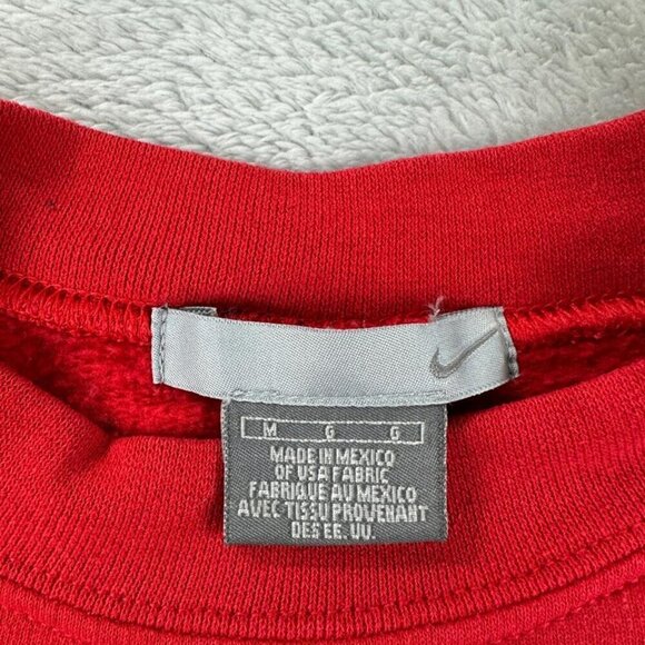 Nike Rework Sweater Red Purple Men's Size Medium - Picture 2 of 11